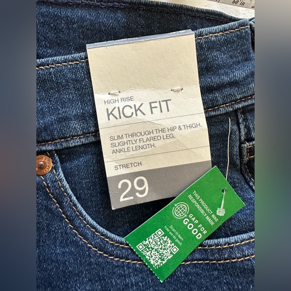 Gap kick fit high rise size 8/29p - Picture 6 of 11